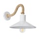 GLOBOSTAR® VINSA 01130 Boho Φωτιστικό Τοίχου - Απλίκα με Ντουί 1 x E27 AC 220-240V IP20 - Λευκό & Μπεζ - Μ37.5 x Π26.7 x Υ25cm GLOBOSTAR® VINSA 01130 Boho Φωτιστικό Τοίχου - Απλίκα με Ντουί 1 x E27 AC 220-240V IP20 - Λευκό & Μπεζ - Μ37.5 x Π26.7 x Υ25cm