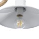 GLOBOSTAR® VINSA 01130 Boho Φωτιστικό Τοίχου - Απλίκα με Ντουί 1 x E27 AC 220-240V IP20 - Λευκό & Μπεζ - Μ37.5 x Π26.7 x Υ25cm GLOBOSTAR® VINSA 01130 Boho Φωτιστικό Τοίχου - Απλίκα με Ντουί 1 x E27 AC 220-240V IP20 - Λευκό & Μπεζ - Μ37.5 x Π26.7 x Υ25cm