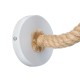 GLOBOSTAR® VINSA 01130 Boho Φωτιστικό Τοίχου - Απλίκα με Ντουί 1 x E27 AC 220-240V IP20 - Λευκό & Μπεζ - Μ37.5 x Π26.7 x Υ25cm GLOBOSTAR® VINSA 01130 Boho Φωτιστικό Τοίχου - Απλίκα με Ντουί 1 x E27 AC 220-240V IP20 - Λευκό & Μπεζ - Μ37.5 x Π26.7 x Υ25cm