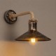 GLOBOSTAR® VINSA 01136 Boho Φωτιστικό Τοίχου - Απλίκα με Ντουί 1 x E27 AC 220-240V IP20 - Χάλκινο & Μπεζ - Μ26 x Π40 x Υ28cm
