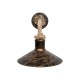 GLOBOSTAR® VINSA 01136 Boho Φωτιστικό Τοίχου - Απλίκα με Ντουί 1 x E27 AC 220-240V IP20 - Χάλκινο & Μπεζ - Μ26 x Π40 x Υ28cm