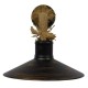 GLOBOSTAR® VINSA 01136 Boho Φωτιστικό Τοίχου - Απλίκα με Ντουί 1 x E27 AC 220-240V IP20 - Χάλκινο & Μπεζ - Μ50 x Π27 x Υ25cm GLOBOSTAR® VINSA 01136 Boho Φωτιστικό Τοίχου - Απλίκα με Ντουί 1 x E27 AC 220-240V IP20 - Χάλκινο & Μπεζ - Μ50 x Π27 x Υ25cm