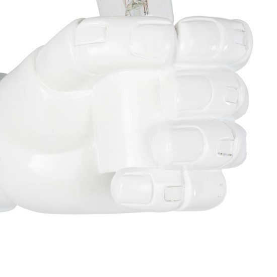 GLOBOSTAR® FIST 01137 Μοντέρνο Φωτιστικό Τοίχου - Απλίκα με Ντουί 1 x E27 AC 220-240V IP20 - Λευκό - Μ15 x Π10 x Υ10cm GLOBOSTAR® FIST 01137 Μοντέρνο Φωτιστικό Τοίχου - Απλίκα με Ντουί 1 x E27 AC 220-240V IP20 - Λευκό - Μ15 x Π10 x Υ10cm