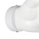 GLOBOSTAR® FIST 01137 Μοντέρνο Φωτιστικό Τοίχου - Απλίκα με Ντουί 1 x E27 AC 220-240V IP20 - Λευκό - Μ15 x Π10 x Υ10cm GLOBOSTAR® FIST 01137 Μοντέρνο Φωτιστικό Τοίχου - Απλίκα με Ντουί 1 x E27 AC 220-240V IP20 - Λευκό - Μ15 x Π10 x Υ10cm