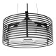 GLOBOSTAR® KEVIA 01150 Μοντέρνο Κρεμαστό Φωτιστικό Οροφής με Ντουί 3 x E27 AC 220-240V IP20 - Μαύρο & Λευκό - Μ40 x Π40 x Υ17.5cm GLOBOSTAR® KEVIA 01150 Μοντέρνο Κρεμαστό Φωτιστικό Οροφής με Ντουί 3 x E27 AC 220-240V IP20 - Μαύρο & Λευκό - Μ40 x Π40 x Υ17.5cm
