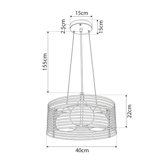 GLOBOSTAR® KEVIA 01150 Μοντέρνο Κρεμαστό Φωτιστικό Οροφής με Ντουί 3 x E27 AC 220-240V IP20 - Μαύρο & Λευκό - Μ40 x Π40 x Υ22cm GLOBOSTAR® KEVIA 01150 Μοντέρνο Κρεμαστό Φωτιστικό Οροφής με Ντουί 3 x E27 AC 220-240V IP20 - Μαύρο & Λευκό - Μ40 x Π40 x Υ22cm