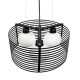 GLOBOSTAR® KEVIA 01150 Μοντέρνο Κρεμαστό Φωτιστικό Οροφής με Ντουί 3 x E27 AC 220-240V IP20 - Μαύρο & Λευκό - Μ40 x Π40 x Υ22cm GLOBOSTAR® KEVIA 01150 Μοντέρνο Κρεμαστό Φωτιστικό Οροφής με Ντουί 3 x E27 AC 220-240V IP20 - Μαύρο & Λευκό - Μ40 x Π40 x Υ22cm