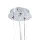 GLOBOSTAR® SERENIA 01151 Μοντέρνο Κρεμαστό Φωτιστικό Οροφής με Ντουί 1 x E27 AC 220-240V IP20 - Μαύρο & Λευκό - Μ40 x Π40 x Υ20cm GLOBOSTAR® SERENIA 01151 Μοντέρνο Κρεμαστό Φωτιστικό Οροφής με Ντουί 1 x E27 AC 220-240V IP20 - Μαύρο & Λευκό - Μ40 x Π40 x Υ20cm