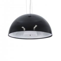 GLOBOSTAR® SERENIA 01151 Μοντέρνο Κρεμαστό Φωτιστικό Οροφής με Ντουί 1 x E27 AC 220-240V IP20 - Μαύρο & Λευκό - Μ40 x Π40 x Υ20cm GLOBOSTAR® SERENIA 01151 Μοντέρνο Κρεμαστό Φωτιστικό Οροφής με Ντουί 1 x E27 AC 220-240V IP20 - Μαύρο & Λευκό - Μ40 x Π40 x Υ20cm