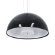 GLOBOSTAR® SERENIA 01151 Μοντέρνο Κρεμαστό Φωτιστικό Οροφής με Ντουί 1 x E27 AC 220-240V IP20 - Μαύρο & Λευκό - Μ40 x Π40 x Υ20cm GLOBOSTAR® SERENIA 01151 Μοντέρνο Κρεμαστό Φωτιστικό Οροφής με Ντουί 1 x E27 AC 220-240V IP20 - Μαύρο & Λευκό - Μ40 x Π40 x Υ20cm