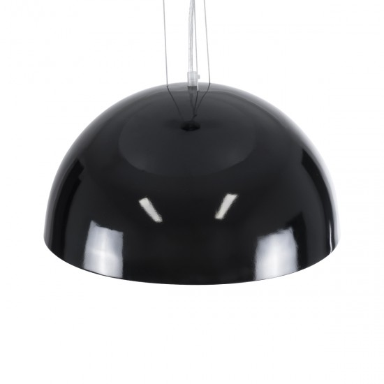 GLOBOSTAR® SERENIA 01151 Μοντέρνο Κρεμαστό Φωτιστικό Οροφής με Ντουί 1 x E27 AC 220-240V IP20 - Μαύρο & Λευκό - Μ40 x Π40 x Υ20cm GLOBOSTAR® SERENIA 01151 Μοντέρνο Κρεμαστό Φωτιστικό Οροφής με Ντουί 1 x E27 AC 220-240V IP20 - Μαύρο & Λευκό - Μ40 x Π40 x Υ20cm