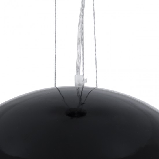 GLOBOSTAR® SERENIA 01151 Μοντέρνο Κρεμαστό Φωτιστικό Οροφής με Ντουί 1 x E27 AC 220-240V IP20 - Μαύρο & Λευκό - Μ40 x Π40 x Υ20cm GLOBOSTAR® SERENIA 01151 Μοντέρνο Κρεμαστό Φωτιστικό Οροφής με Ντουί 1 x E27 AC 220-240V IP20 - Μαύρο & Λευκό - Μ40 x Π40 x Υ20cm
