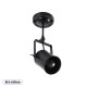 GLOBOSTAR® HOLLYWOOD 01153 Vintage Φωτιστικό Οροφής με Ντουί 1 x E27 AC 220-240V IP20 - Μαύρο - Μ8.5 x Π8.5 x Υ35cm