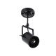 GLOBOSTAR® HOLLYWOOD 01153 Vintage Φωτιστικό Οροφής με Ντουί 1 x E27 AC 220-240V IP20 - Μαύρο - Μ8.5 x Π8.5 x Υ35cm