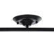 GLOBOSTAR® HOLLYWOOD 01154 Vintage Φωτιστικό Οροφής με Ντουί 2 x E27 AC 220-240V IP20 - Μαύρο - Μ45 x Π15 x Υ40cm