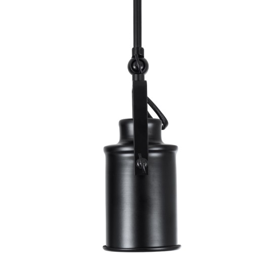 GLOBOSTAR® HOLLYWOOD 01154 Vintage Φωτιστικό Οροφής με Ντουί 2 x E27 AC 220-240V IP20 - Μαύρο - Μ45 x Π15 x Υ40cm