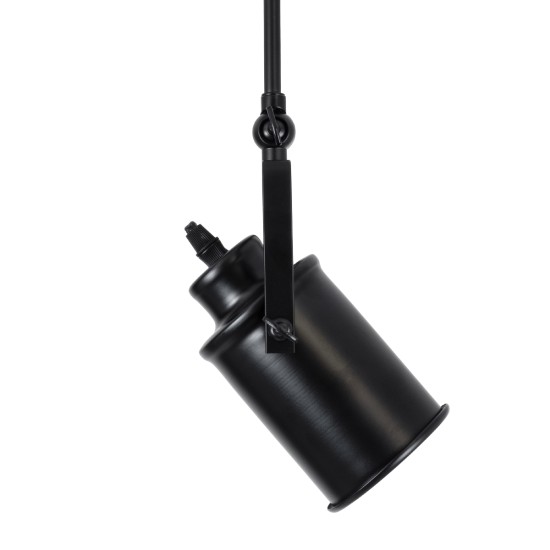 GLOBOSTAR® HOLLYWOOD 01154 Vintage Φωτιστικό Οροφής με Ντουί 2 x E27 AC 220-240V IP20 - Μαύρο - Μ45 x Π15 x Υ40cm
