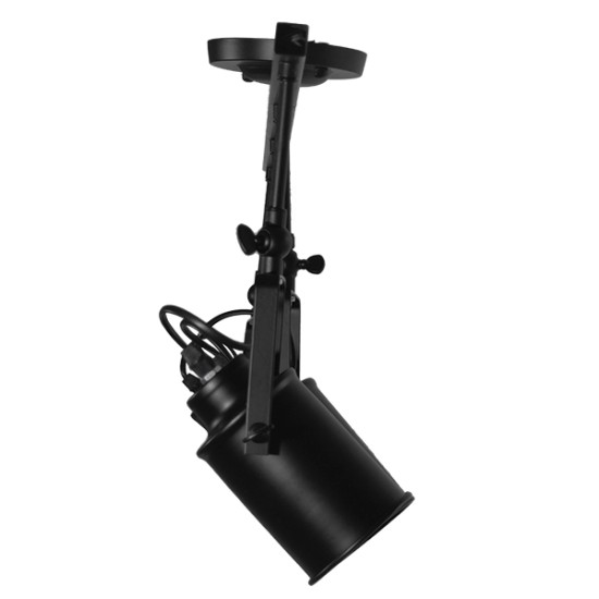 GLOBOSTAR® HOLLYWOOD 01156 Vintage Φωτιστικό Οροφής με Ντουί 4 x E27 AC 220-240V IP20 - Μαύρο - Μ110 x Π13 x Υ38cm