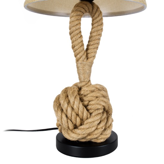GLOBOSTAR® MONKEYFIST 01162 Vintage Επιτραπέζιο Φωτιστικό Πορτατίφ με Ντουί 1 x E27 AC 220-240V IP20 - Μπεζ - Μ27 x Π27 x Υ58cm GLOBOSTAR® MONKEYFIST 01162 Vintage Επιτραπέζιο Φωτιστικό Πορτατίφ με Ντουί 1 x E27 AC 220-240V IP20 - Μπεζ - Μ27 x Π27 x Υ58cm