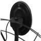 GLOBOSTAR® FAN 01163 Vintage Φωτιστικό Τοίχου - Απλίκα με Ντουί 5 x E27 AC 220-240V IP20 - Μαύρο - Μ22 x Π46 x Υ46cm GLOBOSTAR® FAN 01163 Vintage Φωτιστικό Τοίχου - Απλίκα με Ντουί 5 x E27 AC 220-240V IP20 - Μαύρο - Μ22 x Π46 x Υ46cm