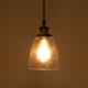 GLOBOSTAR® WICKHAM 01168 Vintage Κρεμαστό Φωτιστικό Οροφής με Ντουί 1 x E27 AC 220-240V IP20 - Χρυσό & Διάφανο - Μ14 x Π14 x Y23cm