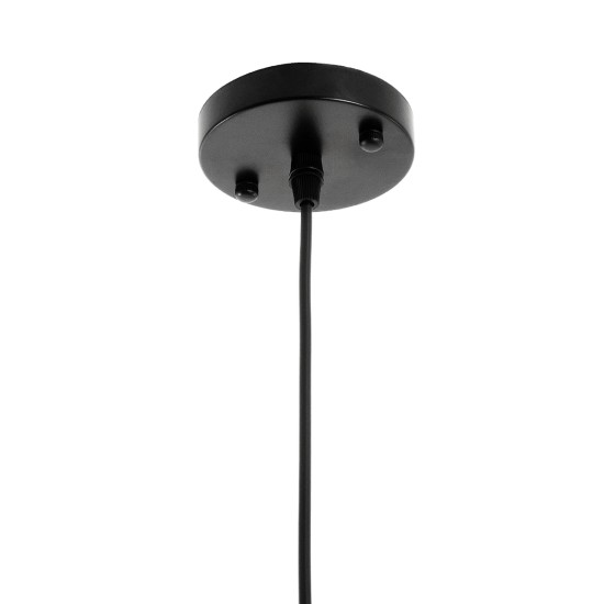 GLOBOSTAR® WICKHAM 01168 Vintage Κρεμαστό Φωτιστικό Οροφής με Ντουί 1 x E27 AC 220-240V IP20 - Χρυσό & Διάφανο - Μ14 x Π14 x Y23cm