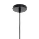 GLOBOSTAR® BINGLEY 01169 Vintage Κρεμαστό Φωτιστικό Οροφής με Ντουί 1 x E27 AC 220-240V IP20 - Διάφανο & Χρυσό - Μ18 x Π18 x Υ20cm