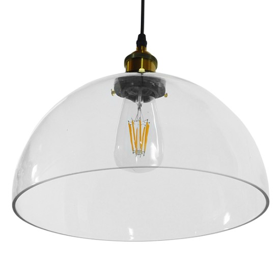 GLOBOSTAR® WICKHAM 01171 Vintage Κρεμαστό Φωτιστικό Οροφής με Ντουί 1 x E27 AC 220-240V IP20 - Πολύχρωμο - Μ30 x Π30 x Y25cm GLOBOSTAR® WICKHAM 01171 Vintage Κρεμαστό Φωτιστικό Οροφής με Ντουί 1 x E27 AC 220-240V IP20 - Πολύχρωμο - Μ30 x Π30 x Y25cm