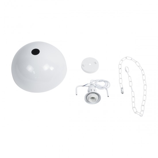 GLOBOSTAR® LARKIN 01174 Vintage Κρεμαστό Φωτιστικό Οροφής με Ντουί 1 x E27 AC 220-240V IP20 - Λευκό - Μ30 x Π30 x Y28cm GLOBOSTAR® LARKIN 01174 Vintage Κρεμαστό Φωτιστικό Οροφής με Ντουί 1 x E27 AC 220-240V IP20 - Λευκό - Μ30 x Π30 x Y28cm