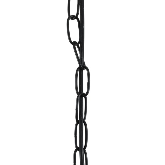 GLOBOSTAR® LARKIN 01175 Vintage Κρεμαστό Φωτιστικό Οροφής με Ντουί 1 x E27 AC 220-240V IP20 - Μαύρο - Μ30 x Π30 x Y28cm GLOBOSTAR® LARKIN 01175 Vintage Κρεμαστό Φωτιστικό Οροφής με Ντουί 1 x E27 AC 220-240V IP20 - Μαύρο - Μ30 x Π30 x Y28cm