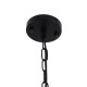 GLOBOSTAR® LARKIN 01175 Vintage Κρεμαστό Φωτιστικό Οροφής με Ντουί 1 x E27 AC 220-240V IP20 - Μαύρο - Μ30 x Π30 x Y28cm GLOBOSTAR® LARKIN 01175 Vintage Κρεμαστό Φωτιστικό Οροφής με Ντουί 1 x E27 AC 220-240V IP20 - Μαύρο - Μ30 x Π30 x Y28cm