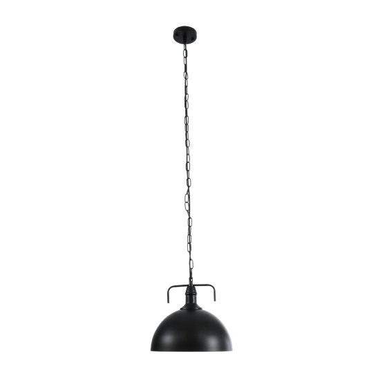 GLOBOSTAR® LARKIN 01175 Vintage Κρεμαστό Φωτιστικό Οροφής με Ντουί 1 x E27 AC 220-240V IP20 - Μαύρο - Μ30 x Π30 x Y28cm GLOBOSTAR® LARKIN 01175 Vintage Κρεμαστό Φωτιστικό Οροφής με Ντουί 1 x E27 AC 220-240V IP20 - Μαύρο - Μ30 x Π30 x Y28cm