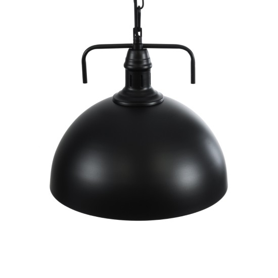 GLOBOSTAR® LARKIN 01175 Vintage Κρεμαστό Φωτιστικό Οροφής με Ντουί 1 x E27 AC 220-240V IP20 - Μαύρο - Μ30 x Π30 x Y28cm GLOBOSTAR® LARKIN 01175 Vintage Κρεμαστό Φωτιστικό Οροφής με Ντουί 1 x E27 AC 220-240V IP20 - Μαύρο - Μ30 x Π30 x Y28cm