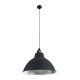 GLOBOSTAR® LOUVE 01176 Vintage Κρεμαστό Φωτιστικό Οροφής με Ντουί 1 x E27 AC 220-240V IP20 - Μαύρο - Μ40 x Π40 x Υ30cm GLOBOSTAR® LOUVE 01176 Vintage Κρεμαστό Φωτιστικό Οροφής με Ντουί 1 x E27 AC 220-240V IP20 - Μαύρο - Μ40 x Π40 x Υ30cm