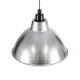 GLOBOSTAR® LOUVE 01178 Vintage Κρεμαστό Φωτιστικό Οροφής με Ντουί 1 x E27 AC 220-240V IP20 - Ασημί - Μ40 x Π40 x Υ30cm GLOBOSTAR® LOUVE 01178 Vintage Κρεμαστό Φωτιστικό Οροφής με Ντουί 1 x E27 AC 220-240V IP20 - Ασημί - Μ40 x Π40 x Υ30cm