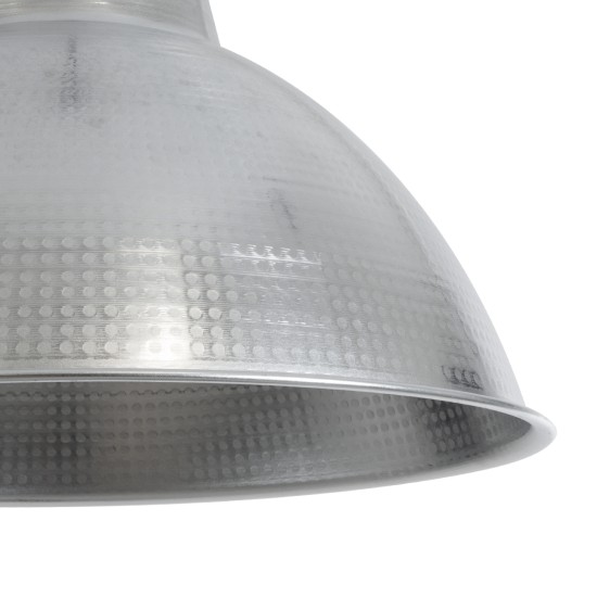 GLOBOSTAR® LOUVE 01178 Vintage Κρεμαστό Φωτιστικό Οροφής με Ντουί 1 x E27 AC 220-240V IP20 - Ασημί - Μ40 x Π40 x Υ30cm GLOBOSTAR® LOUVE 01178 Vintage Κρεμαστό Φωτιστικό Οροφής με Ντουί 1 x E27 AC 220-240V IP20 - Ασημί - Μ40 x Π40 x Υ30cm