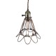 GLOBOSTAR® FLOWERON 01180 Vintage Κρεμαστό Φωτιστικό Οροφής με Ντουί 1 x E27 AC 220-240V IP20 - Χάλκινο & Μπρούτζινο - Μ10 x Π10 x Υ20cm GLOBOSTAR® FLOWERON 01180 Vintage Κρεμαστό Φωτιστικό Οροφής με Ντουί 1 x E27 AC 220-240V IP20 - Χάλκινο & Μπρούτζινο - Μ10 x Π10 x Υ20cm