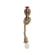 GLOBOSTAR® TROUVER 01183 Vintage Φωτιστικό Τοίχου - Απλίκα με Ντουί 1 x E27 AC 220-240V IP20 - Χάλκινο & Μπεζ - Μ14 x Π16 x Υ50cm GLOBOSTAR® TROUVER 01183 Vintage Φωτιστικό Τοίχου - Απλίκα με Ντουί 1 x E27 AC 220-240V IP20 - Χάλκινο & Μπεζ - Μ14 x Π16 x Υ50cm