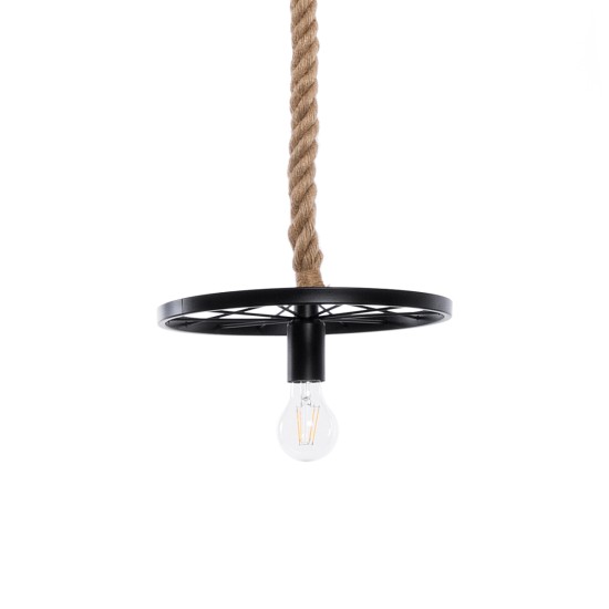GLOBOSTAR® VELO 01185 Vintage Κρεμαστό Φωτιστικό Οροφής με Ντουί 1 x E27 AC 220-240V IP20 - Μαύρο & Μπεζ - Μ30 x Π30 x Υ12cm GLOBOSTAR® VELO 01185 Vintage Κρεμαστό Φωτιστικό Οροφής με Ντουί 1 x E27 AC 220-240V IP20 - Μαύρο & Μπεζ - Μ30 x Π30 x Υ12cm