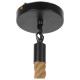 GLOBOSTAR® LANTERN 01186 Vintage Κρεμαστό Φωτιστικό Οροφής με Ντουί 1 x E27 AC 220-240V IP20 - Μπεζ & Μαύρο - Μ15 x Π15 x Υ24cm GLOBOSTAR® LANTERN 01186 Vintage Κρεμαστό Φωτιστικό Οροφής με Ντουί 1 x E27 AC 220-240V IP20 - Μπεζ & Μαύρο - Μ15 x Π15 x Υ24cm