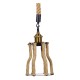 GLOBOSTAR® LANTERN 01186 Vintage Κρεμαστό Φωτιστικό Οροφής με Ντουί 1 x E27 AC 220-240V IP20 - Μπεζ & Μαύρο - Μ15 x Π15 x Υ24cm GLOBOSTAR® LANTERN 01186 Vintage Κρεμαστό Φωτιστικό Οροφής με Ντουί 1 x E27 AC 220-240V IP20 - Μπεζ & Μαύρο - Μ15 x Π15 x Υ24cm