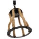 GLOBOSTAR® LANTERN 01186 Vintage Κρεμαστό Φωτιστικό Οροφής με Ντουί 1 x E27 AC 220-240V IP20 - Μπεζ & Μαύρο - Μ15 x Π15 x Υ24cm GLOBOSTAR® LANTERN 01186 Vintage Κρεμαστό Φωτιστικό Οροφής με Ντουί 1 x E27 AC 220-240V IP20 - Μπεζ & Μαύρο - Μ15 x Π15 x Υ24cm
