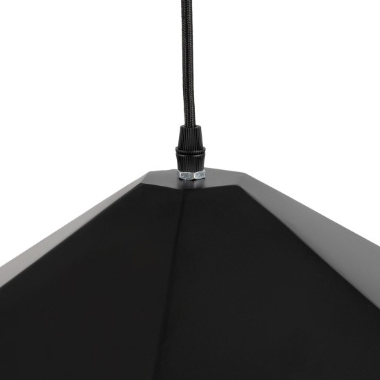 GLOBOSTAR® HEXAGON 01195 Μοντέρνο Κρεμαστό Φωτιστικό Οροφής με Ντουί 1 x E27 AC 220-240V IP20 - Μαύρο & Χρυσό - Μ45 x Π45 x Υ28cm GLOBOSTAR® HEXAGON 01195 Μοντέρνο Κρεμαστό Φωτιστικό Οροφής με Ντουί 1 x E27 AC 220-240V IP20 - Μαύρο & Χρυσό - Μ45 x Π45 x Υ28cm