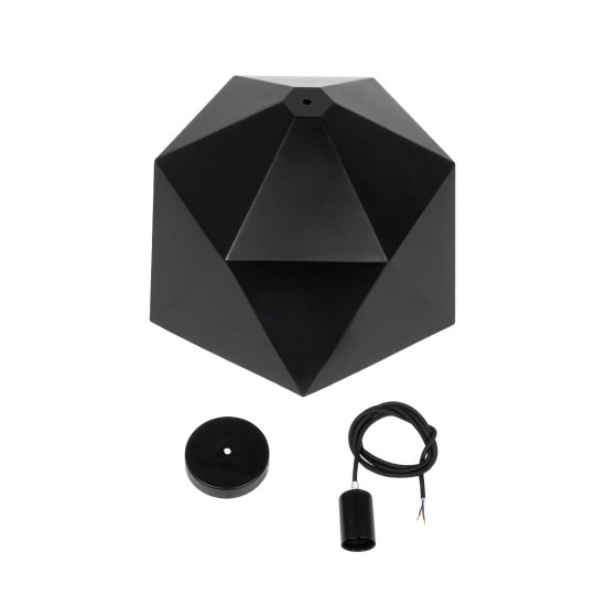GLOBOSTAR® HEXAGON 01195 Μοντέρνο Κρεμαστό Φωτιστικό Οροφής με Ντουί 1 x E27 AC 220-240V IP20 - Μαύρο & Χρυσό - Μ45 x Π45 x Υ28cm GLOBOSTAR® HEXAGON 01195 Μοντέρνο Κρεμαστό Φωτιστικό Οροφής με Ντουί 1 x E27 AC 220-240V IP20 - Μαύρο & Χρυσό - Μ45 x Π45 x Υ28cm
