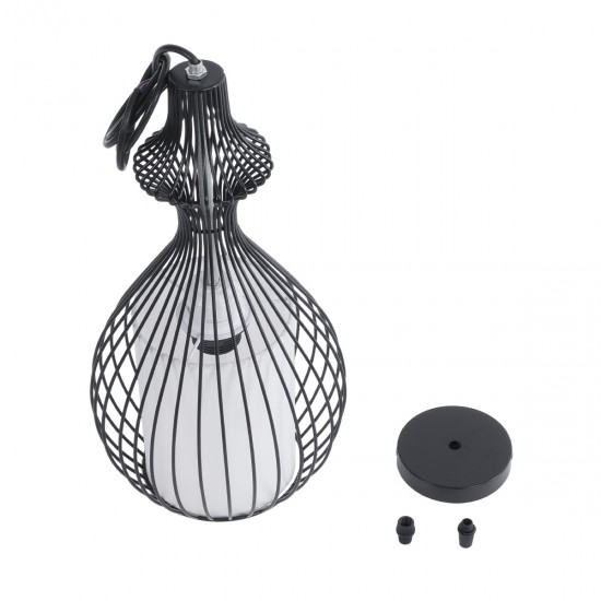 GLOBOSTAR® REA 01197 Μοντέρνο Κρεμαστό Φωτιστικό Οροφής με Ντουί 1 x E27 AC 220-240V IP20 - Μαύρο & Λευκό - Μ21 x Π21 x Υ40cm GLOBOSTAR® REA 01197 Μοντέρνο Κρεμαστό Φωτιστικό Οροφής με Ντουί 1 x E27 AC 220-240V IP20 - Μαύρο & Λευκό - Μ21 x Π21 x Υ40cm