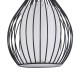 GLOBOSTAR® REA 01197 Μοντέρνο Κρεμαστό Φωτιστικό Οροφής με Ντουί 1 x E27 AC 220-240V IP20 - Μαύρο & Λευκό - Μ21 x Π21 x Υ40cm GLOBOSTAR® REA 01197 Μοντέρνο Κρεμαστό Φωτιστικό Οροφής με Ντουί 1 x E27 AC 220-240V IP20 - Μαύρο & Λευκό - Μ21 x Π21 x Υ40cm