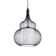 GLOBOSTAR® LILY 01199 Μοντέρνο Κρεμαστό Φωτιστικό Οροφής με Ντουί 1 x E27 AC 220-240V IP20 - Μαύρο & Λευκό - Μ31 x Π31 x Υ42cm GLOBOSTAR® LILY 01199 Μοντέρνο Κρεμαστό Φωτιστικό Οροφής με Ντουί 1 x E27 AC 220-240V IP20 - Μαύρο & Λευκό - Μ31 x Π31 x Υ42cm