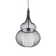 GLOBOSTAR® LILY 01199 Μοντέρνο Κρεμαστό Φωτιστικό Οροφής με Ντουί 1 x E27 AC 220-240V IP20 - Μαύρο & Λευκό - Μ31 x Π31 x Υ42cm GLOBOSTAR® LILY 01199 Μοντέρνο Κρεμαστό Φωτιστικό Οροφής με Ντουί 1 x E27 AC 220-240V IP20 - Μαύρο & Λευκό - Μ31 x Π31 x Υ42cm