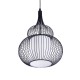 GLOBOSTAR® LILY 01199 Μοντέρνο Κρεμαστό Φωτιστικό Οροφής με Ντουί 1 x E27 AC 220-240V IP20 - Μαύρο & Λευκό - Μ31 x Π31 x Υ42cm GLOBOSTAR® LILY 01199 Μοντέρνο Κρεμαστό Φωτιστικό Οροφής με Ντουί 1 x E27 AC 220-240V IP20 - Μαύρο & Λευκό - Μ31 x Π31 x Υ42cm