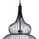GLOBOSTAR® LILY 01199 Μοντέρνο Κρεμαστό Φωτιστικό Οροφής με Ντουί 1 x E27 AC 220-240V IP20 - Μαύρο & Λευκό - Μ31 x Π31 x Υ42cm GLOBOSTAR® LILY 01199 Μοντέρνο Κρεμαστό Φωτιστικό Οροφής με Ντουί 1 x E27 AC 220-240V IP20 - Μαύρο & Λευκό - Μ31 x Π31 x Υ42cm